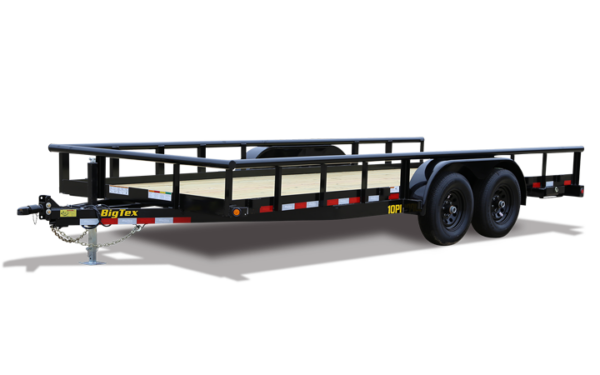 2025 Big Tex 10PI 83" x 16 Pro Series Tandem Axle Pipe Top Utility Trailer