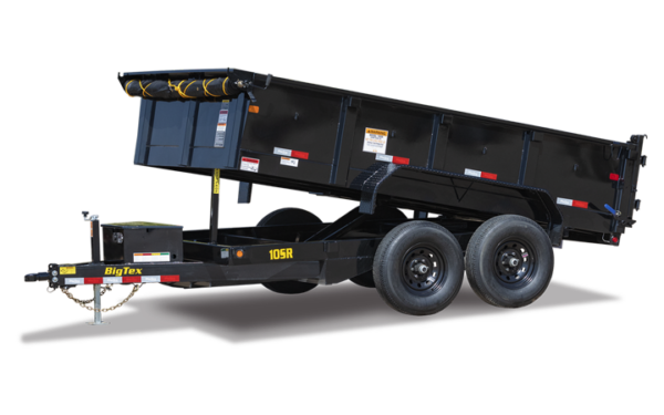 Big Tex 10SR 9,990#, TA, SR DUMP, (83 x 12) Black, 6 SlR, LED, SPMT