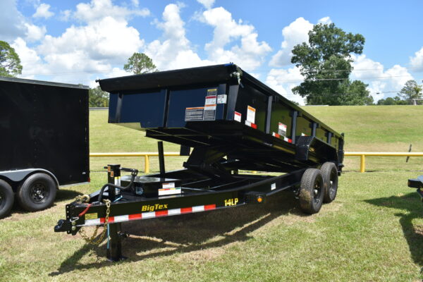 Big Tex 14LP 14K TAND LP DUMP 83"x14 6SIR Black