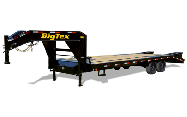 Big Tex 14GN 14,000#,TA,GN,(8 1/2 x 20 +5 Black,5DT with 2-MegaRamps