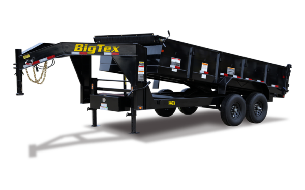 Big Tex 14GX 14K TAND GN DUMP 83"x14 6SIR, BLACK