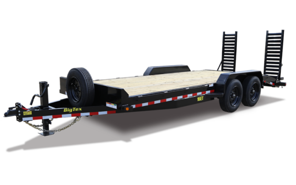 Big Tex 16ET 83" x 17 + 3 (17 Deck w/ 3 Cleated Dovtail) Equipment Trailer
