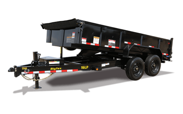 Big Tex 16LP 17.5K TAND LP DUMP 83"x16 6S Black