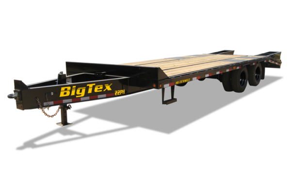 Big Tex 22PH 22,500#,TD,PH,(8 1/2 x 20 + Black, Dovetail with 5 Fold-up