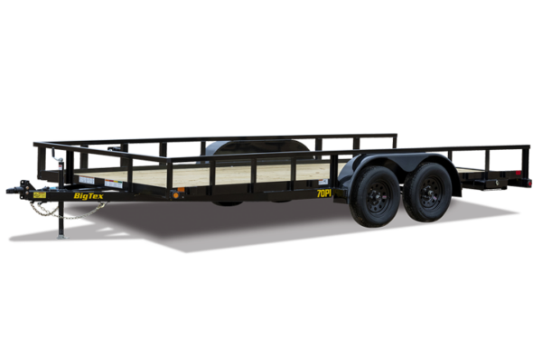 2025 Big Tex 70PI-X 83" x 20 Tandem Axle Pipe Top Utility Trailer