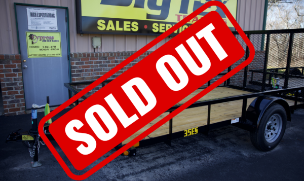 2024 Model 35 ES-12 With Ramp Gate 77 in x 12 ft - single axle - $2190+ttl