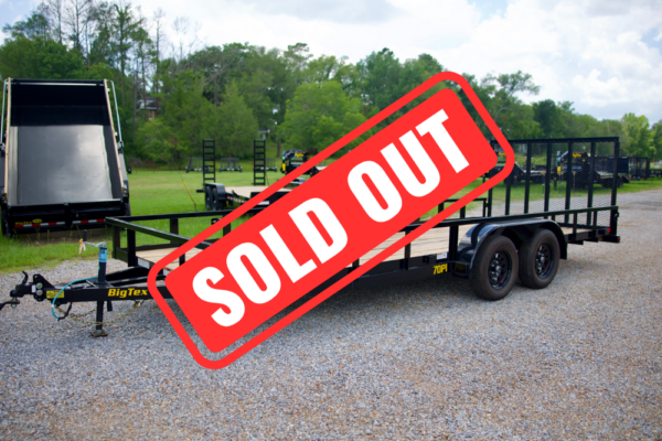 2025 Big Tex 70pi-20X (83”x20ft) with rampgate. Only One left at $3999.00 + TTL!