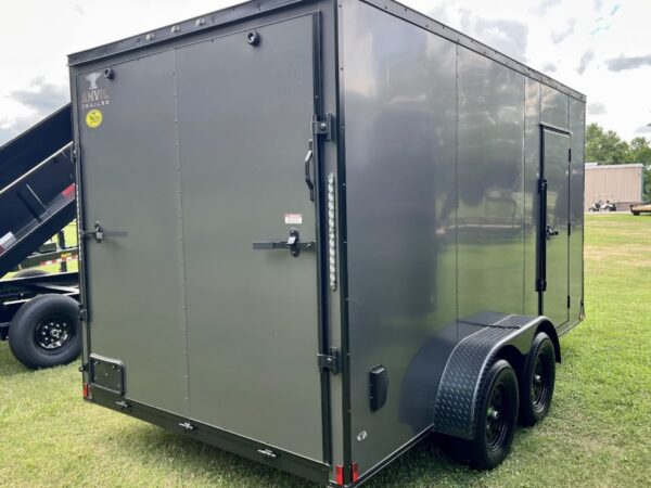 2025 Anvil 7x14ft tandem axle enclosed trailer (gray)