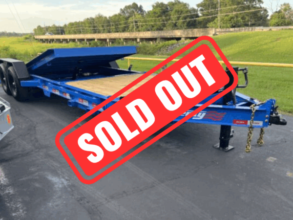 2025 Liberty 83"x22' Tilt Trailer – 14K GVWR, Freedom Blue