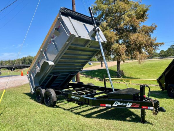 2025 Liberty 83”x14ft Telescopic Dump Trailer with 7k Dexter Axles  