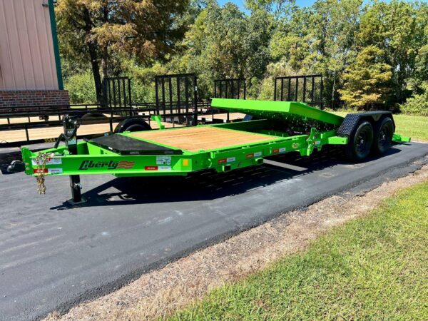 2025 Liberty 83”x 22ft (16’+6’) Tilt Tandem Axle Bumper Pull Trailer