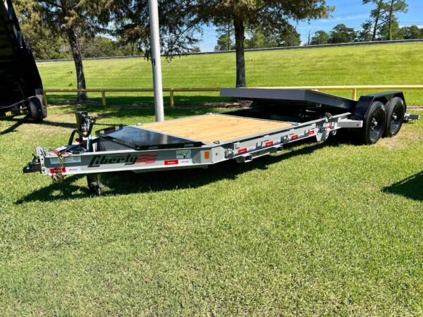 2025 Liberty 83”x 22ft (16’+6’) Tilt Tandem Axle Bumper Pull Trailer