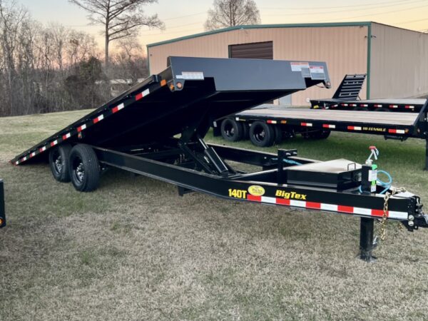 2026 Big Tex 14OT-22 102” x 22’ Over-the-Axle Powered Hydraulic Tilt Trailer