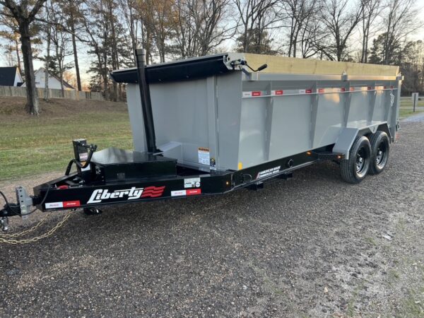 2026 Liberty 83” × 16 ft Tandem Axle Telescopic Dump Trailer with 40” Sides