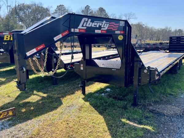2025 Liberty 25’ + 5’ Tandem-Axle Gooseneck Trailer with Mammoth Ramps $15,600 + TTL