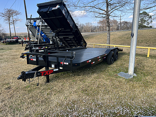 2026 TXP 102” x 22’ Drive-Over Fender Bumper Pull Equipment Trailer With All-Steel Floor