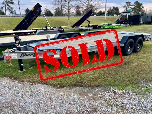 2025 Liberty 83” x 20 ft (17’+3’) Heavy-Duty Equipment Trailer (Discounted $6,990 + TTL)
